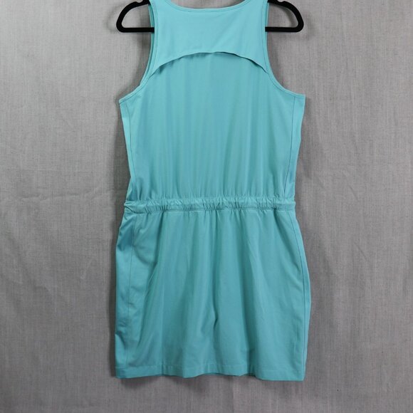 Athleta Expedition Dress Womens 8 Athletic Dress Built-In Shorts Aqua Green - Picture 6 of 10